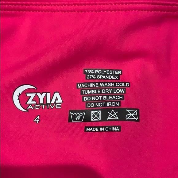 Zyia Active Fuchsia Mesh LNT leggings & bra - Picture 8 of 9